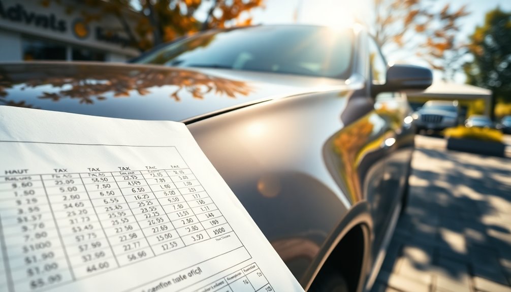 car purchase tax implications