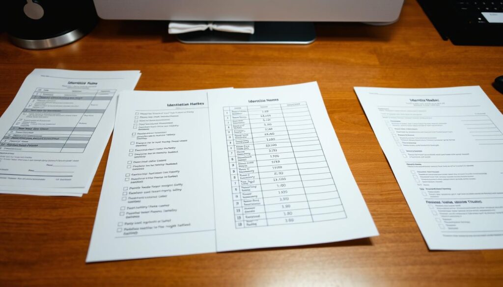 identification numbers paperwork checklist