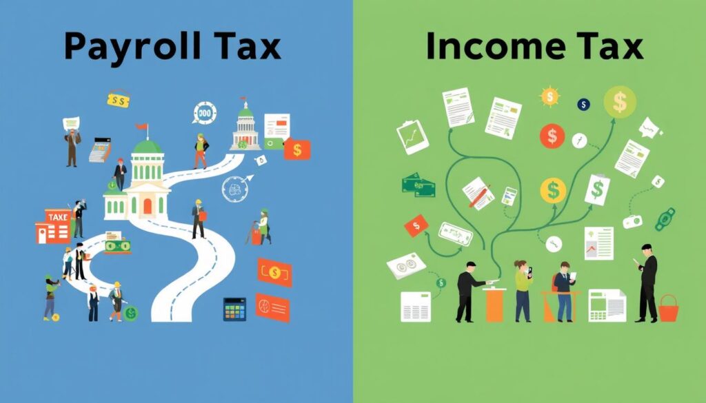 payroll tax and income tax distinctions