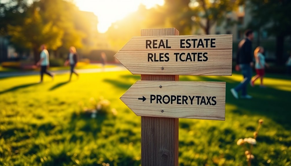 real estate equals property taxes