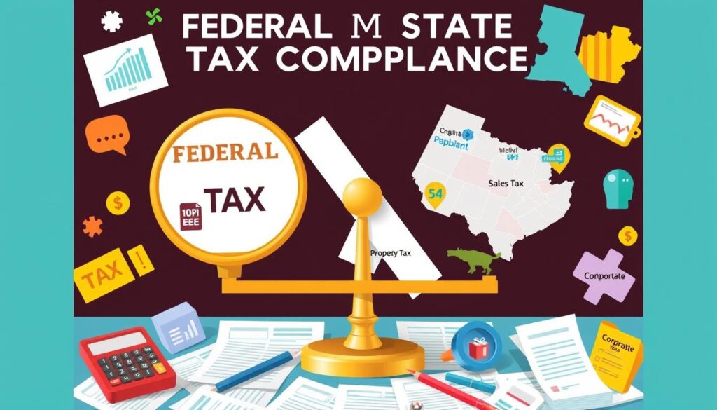 types of federal and state taxes compliance