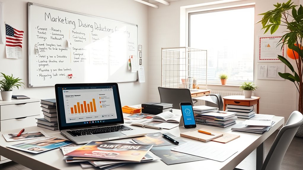 deduct advertising and marketing