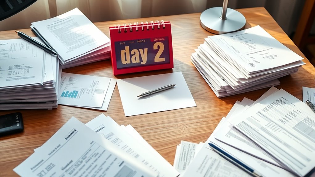 gather and organize financial documents
