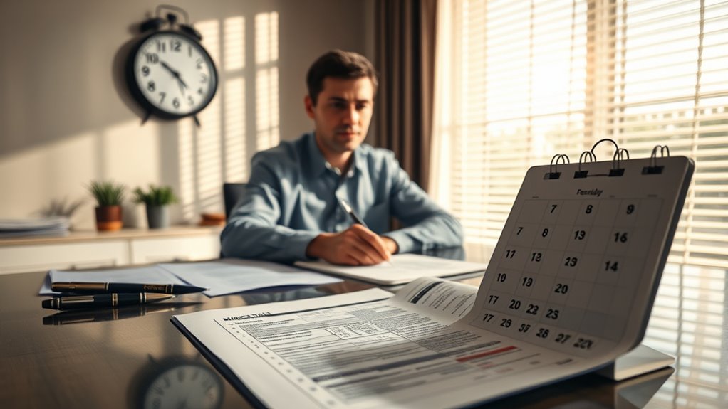 meet filing deadline requirements