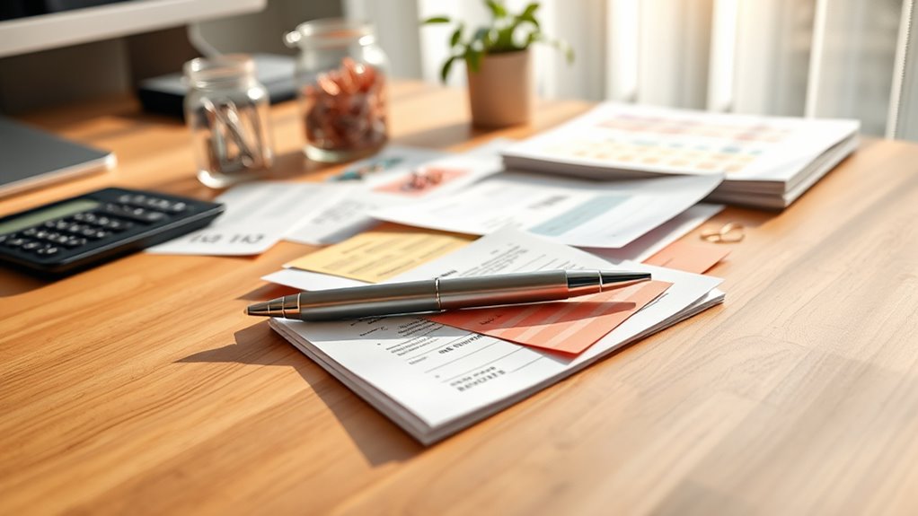 organize receipts for taxes