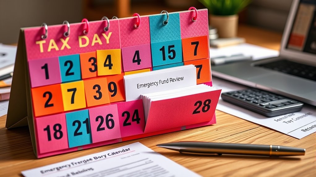 review emergency fund regularly