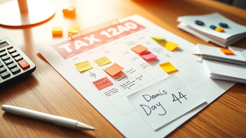 tax deadlines and compliance