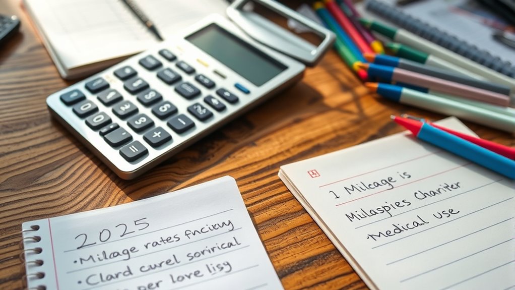 2025 mileage rate changes