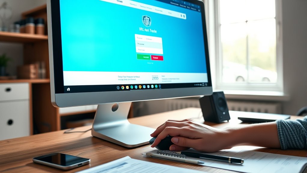 create irs online login