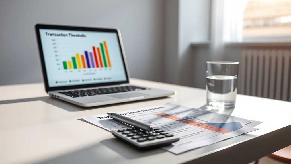 lower thresholds increase reporting