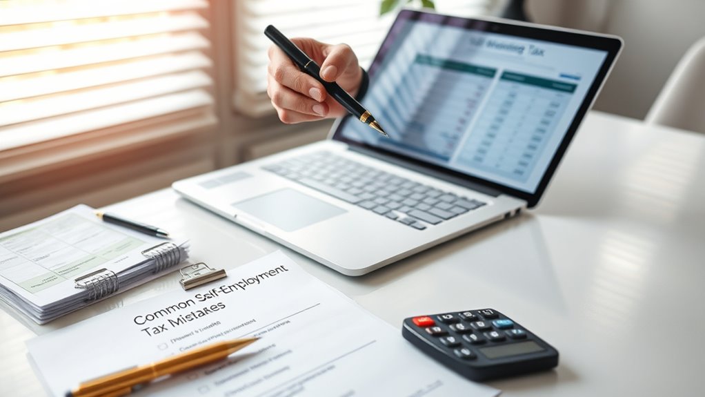 prevent self employment tax errors