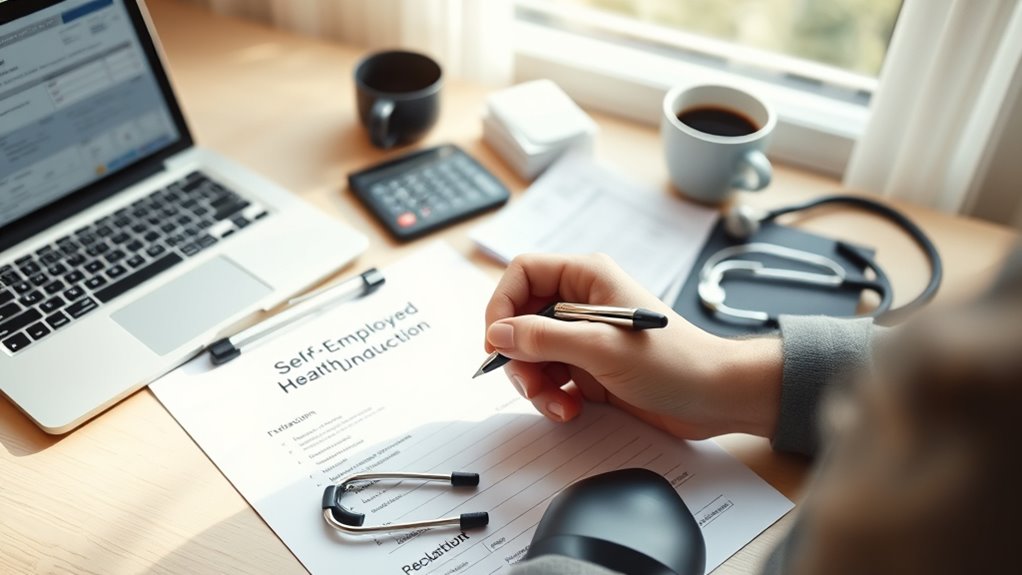 self employed health insurance deduction