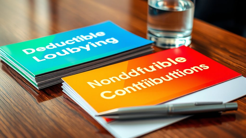 tax deductibility of lobbying