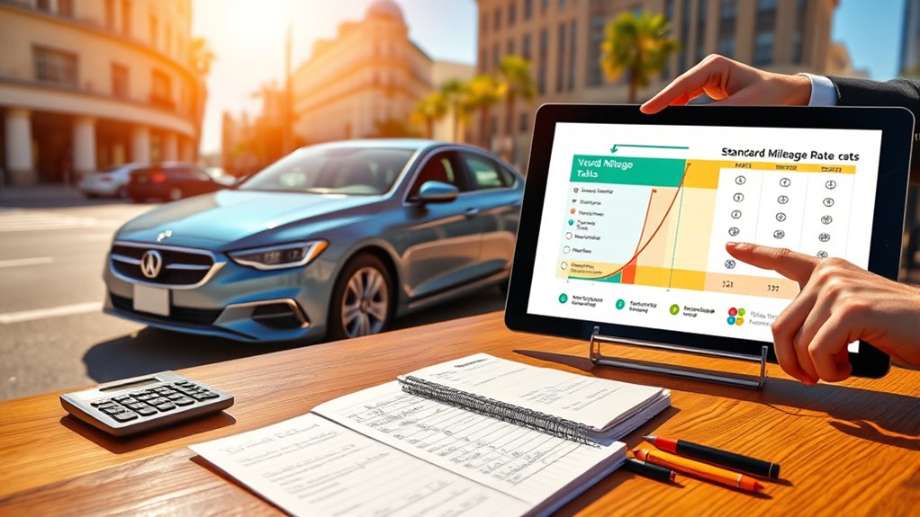 vehicle expense deduction options