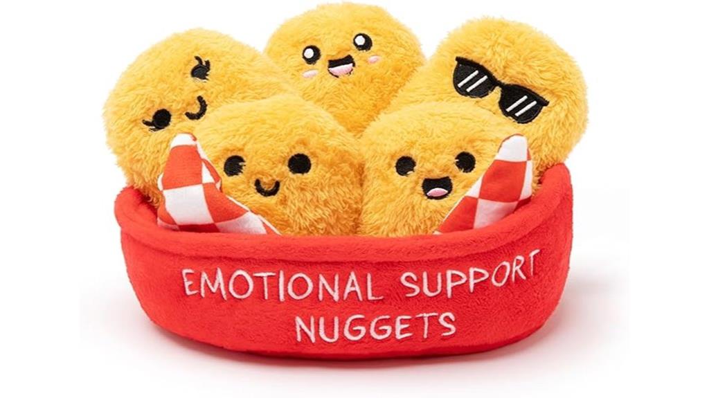 chicken nuggets plush toys