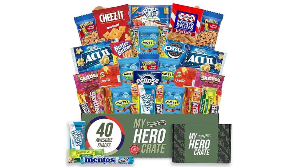 forty snack variety basket