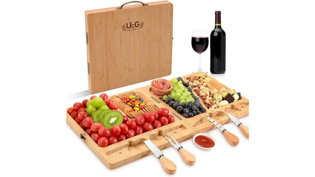 gourmet cheese board set