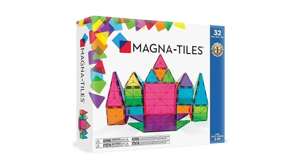 magnetic building blocks set