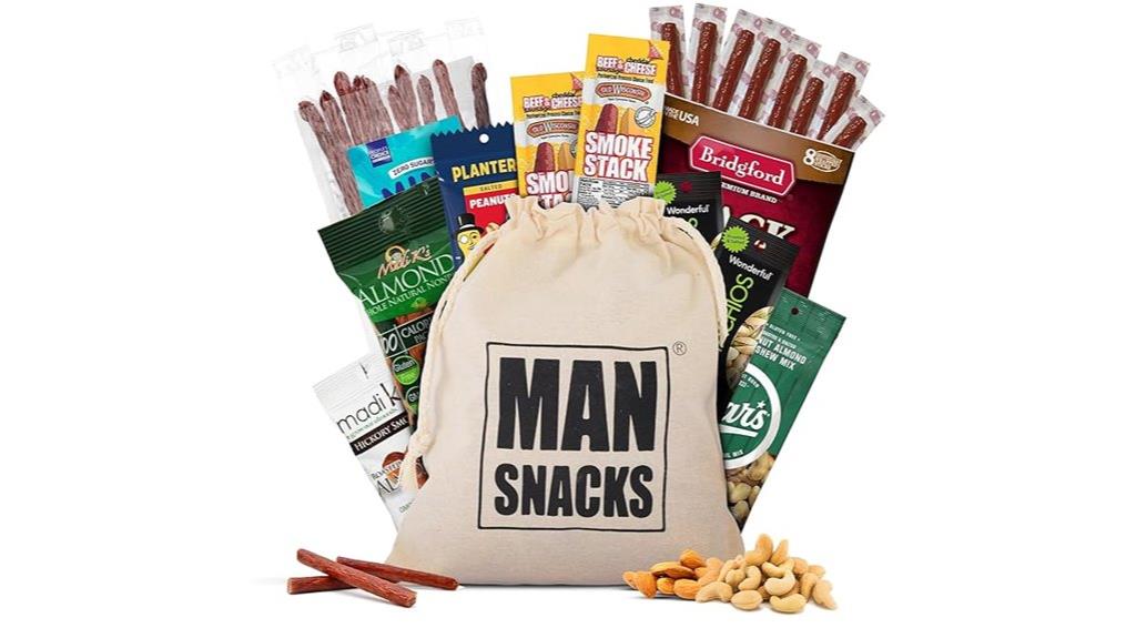 men s gourmet snack basket
