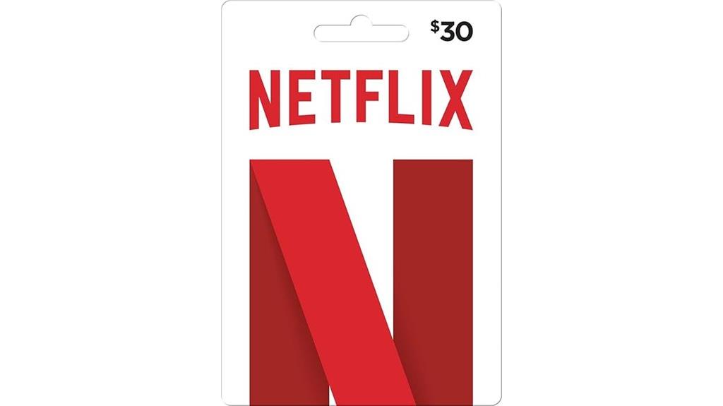 netflix gift card thirty