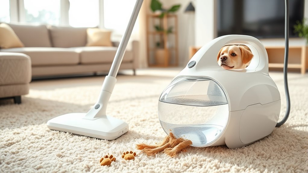 pet stain removal features
