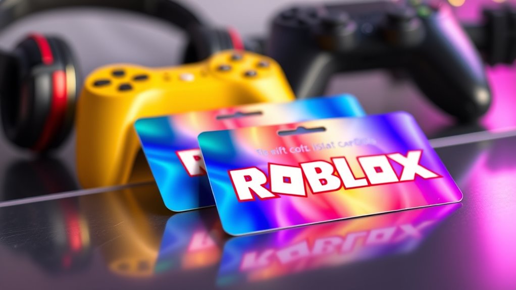roblox gift card considerations