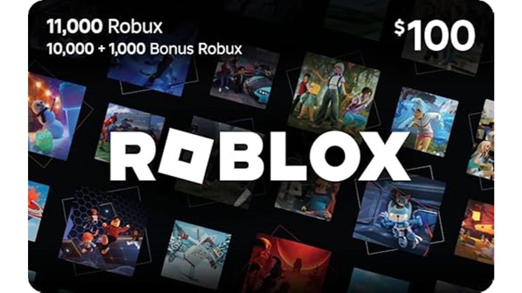 robux gift card eleven thousand