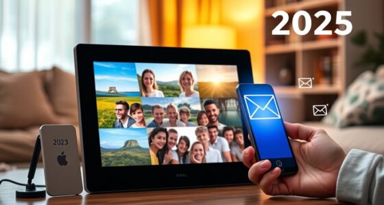 top email enabled digital frames