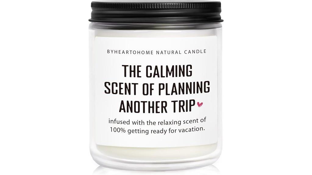travel themed women s candle