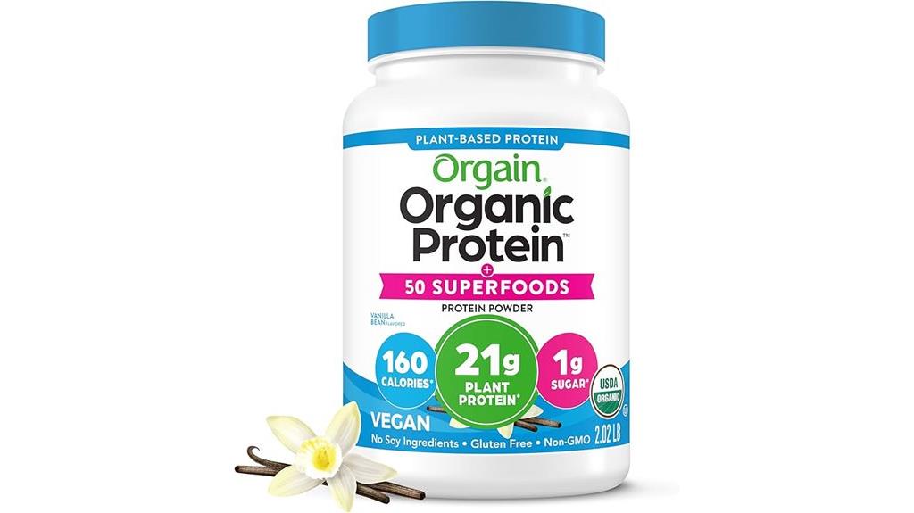 vegan protein powder vanilla
