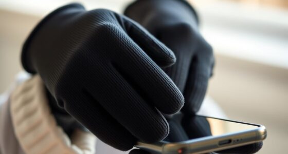 warm responsive touchscreen gloves