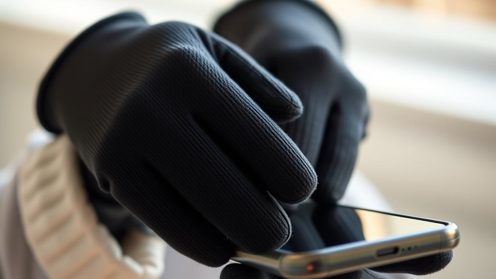warm responsive touchscreen gloves