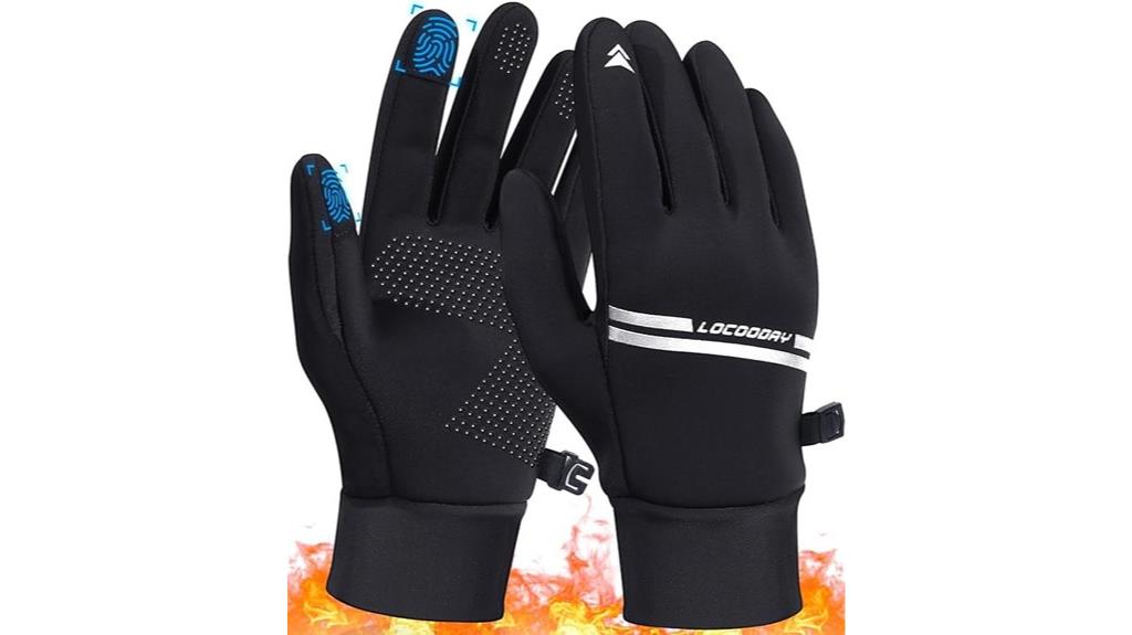 warm windproof touch screen gloves