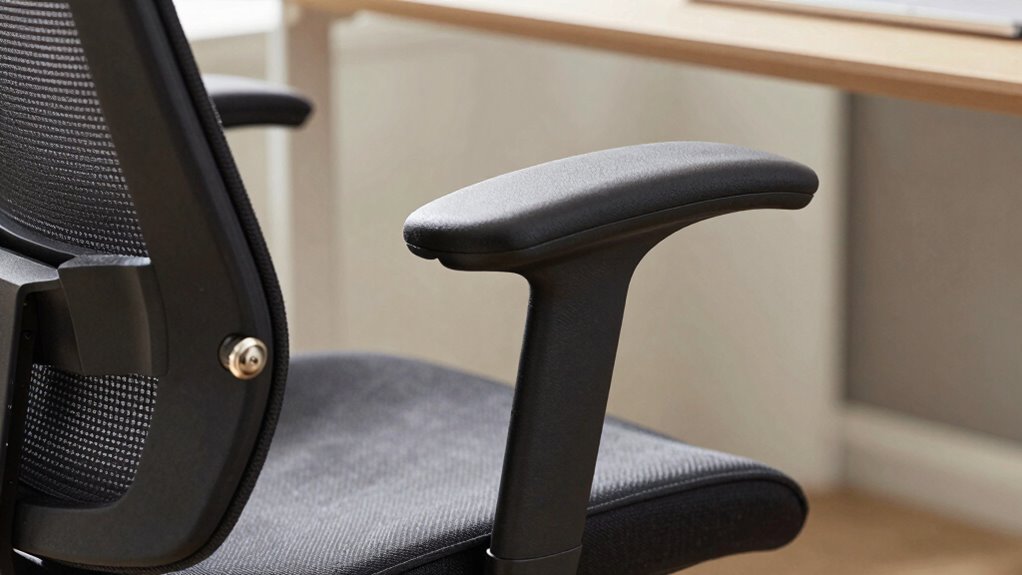 adjust armrests for comfort