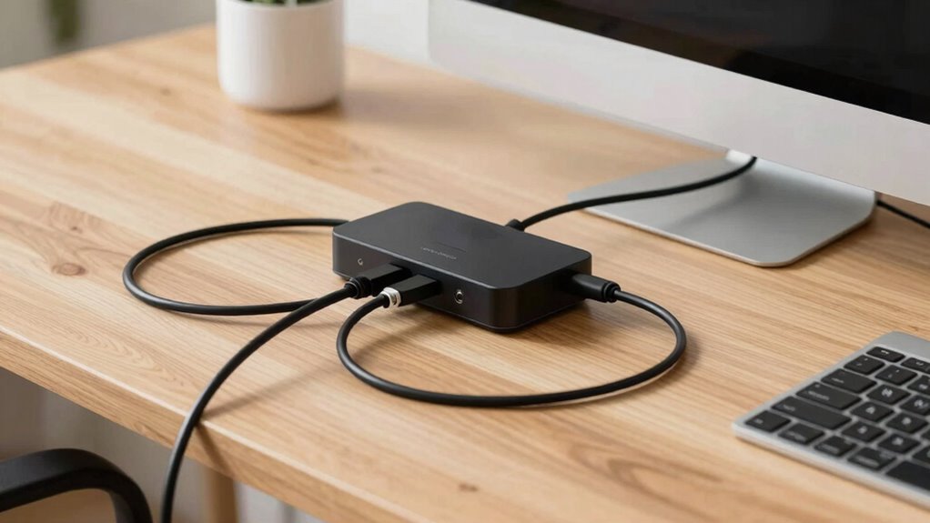 avoid cable clutter and tangles