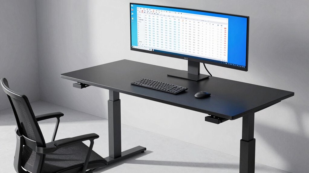 compare standing desk features