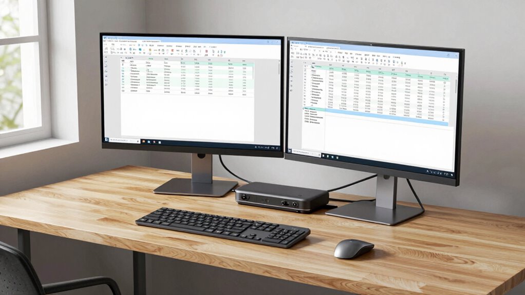 dual monitor connection setup