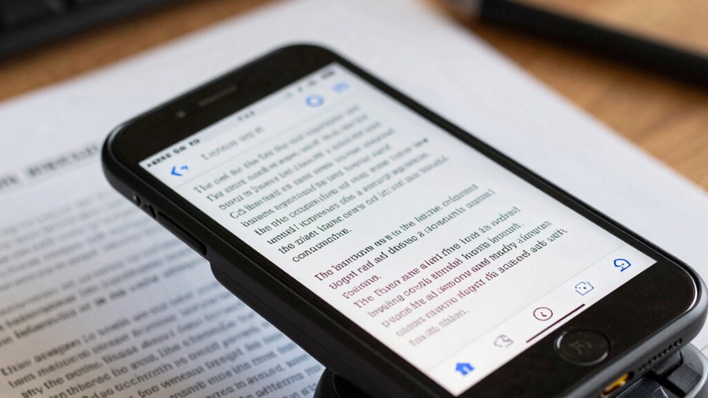 efficient text extraction and organization