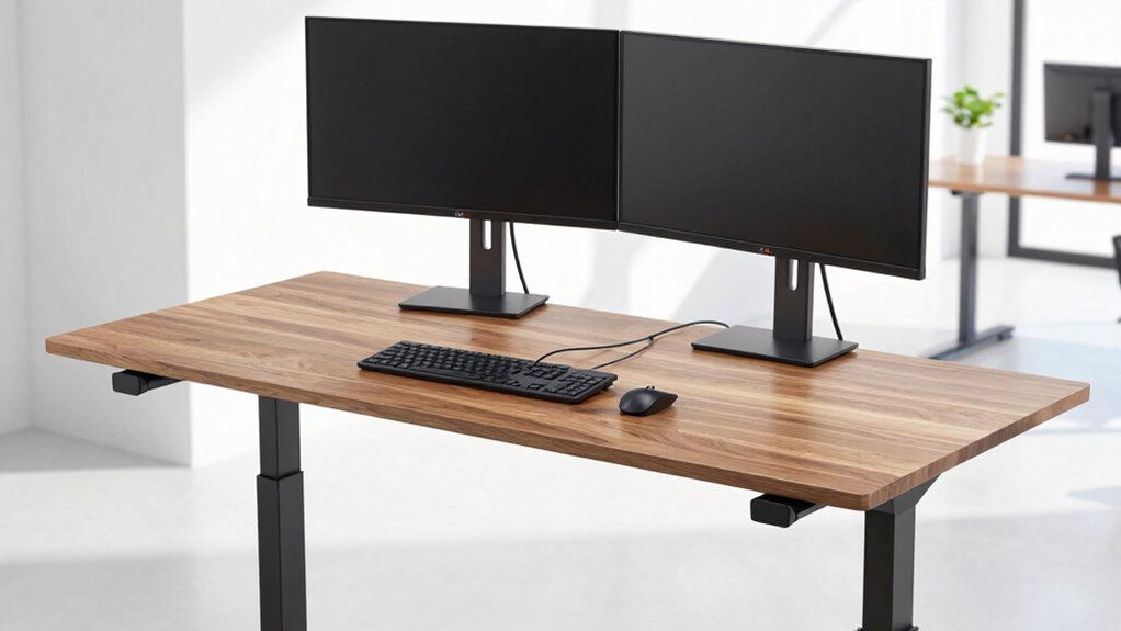 heavy duty adjustable desk