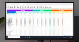 optimal monitor size for spreadsheets