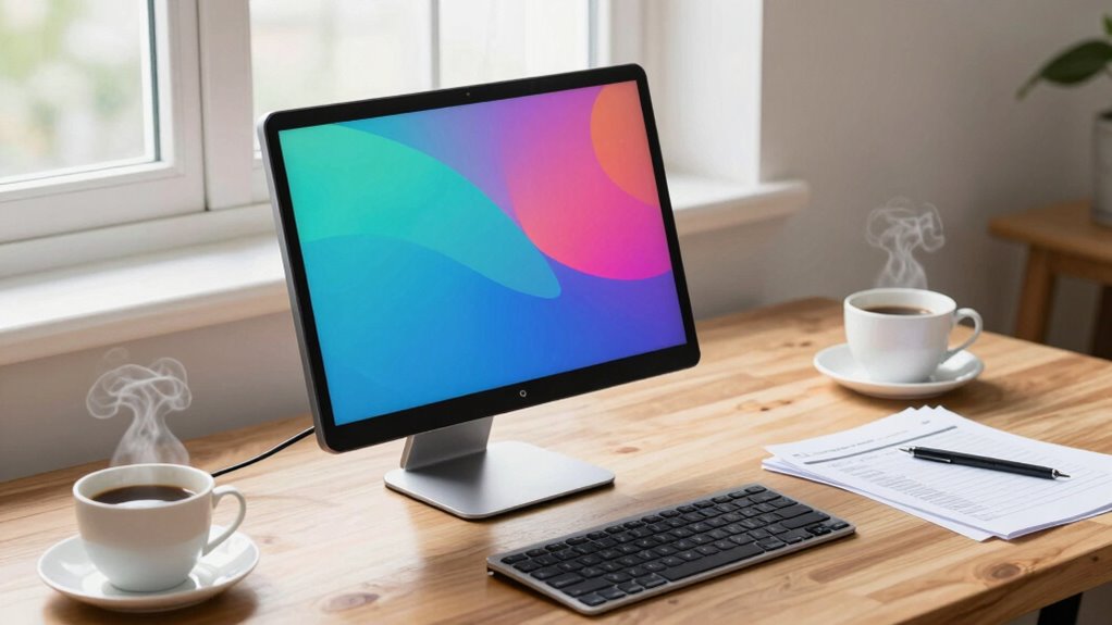 optimize portable monitor setup
