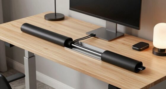 premium standing desk organization