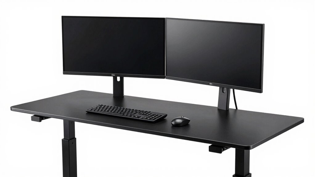 secure balanced monitor setup