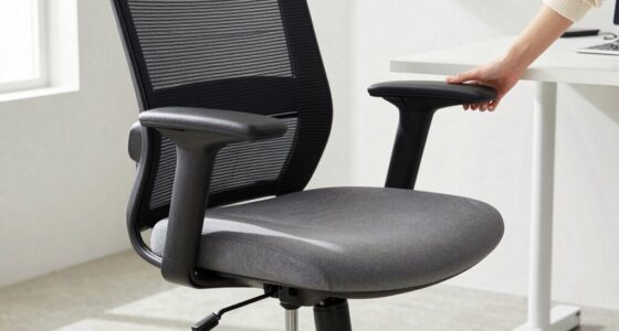 simple ergonomic chair setup