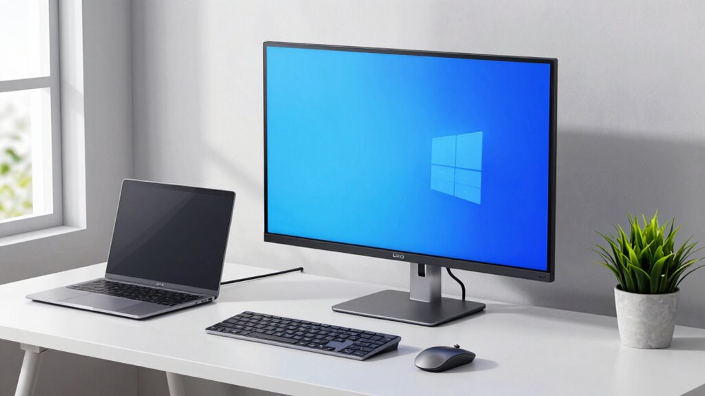 streamlined versatile workspace setup