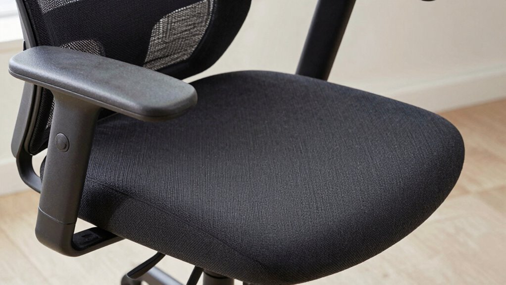 test seat with ergonomic considerations