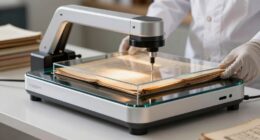 protective book scanning device