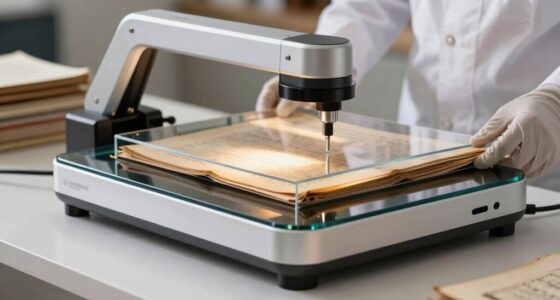 protective book scanning device