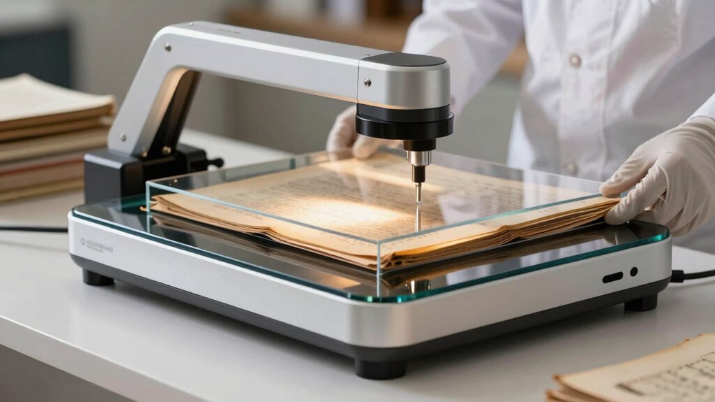 protective book scanning device