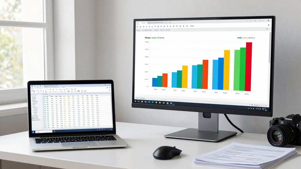 use contrasting chart colors